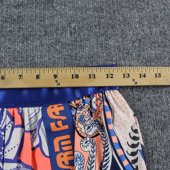 Farm Rio Pants Womens Small Balloon Floral Paisley Joggers Multicolor Boho Artsy - Picture 6 of 13